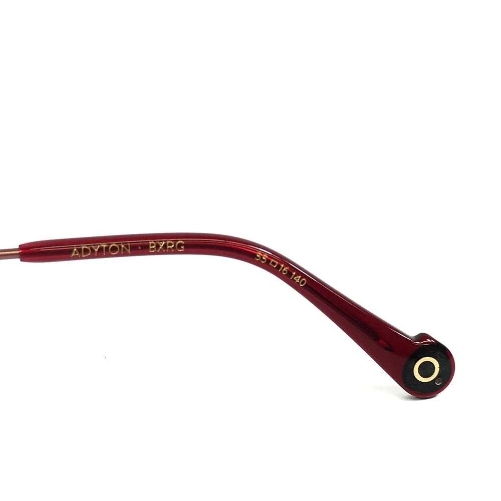Etnia Barcelona Eyeglasses Frames ADYTON BXRG Bordeaux Rose Gold 55-16-140